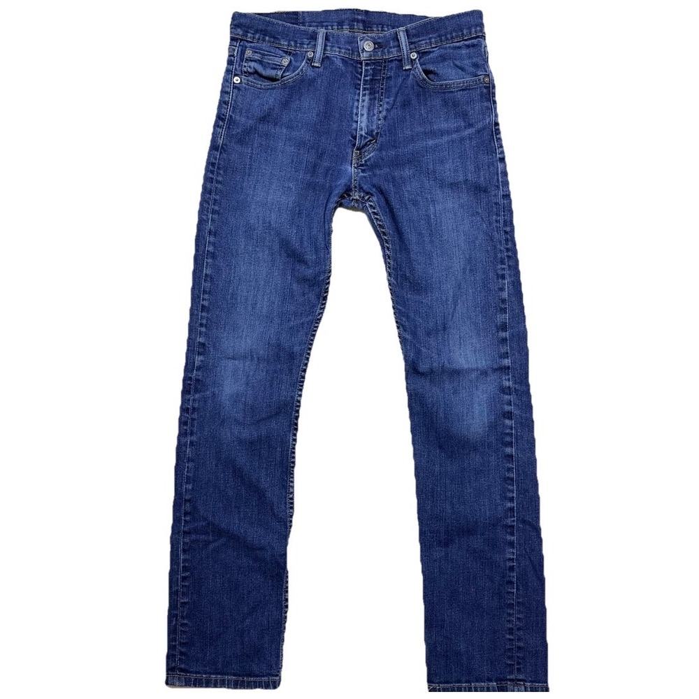 Vtg Levis 513 Slim Straight Jeans Mens 30x32 Medium Wash Blue Denim 90's